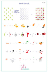 Whimsical Christmas (CjS-C-54)  - Clear Jelly Stamping Plate